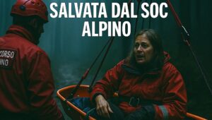 Soccorso alpino nei boschi di Zovello con elisoccorso – donna salvata dopo caduta in burrone cercando il suo cane