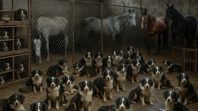 Allevamento abusivo scoperto a Bellagio: 30 cani e 4 cavalli malnutriti salvati dai Carabinieri Forestali