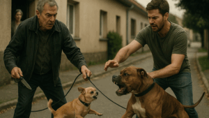 pitbull aggredisce cane