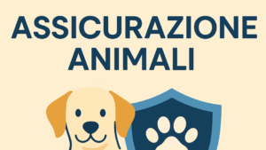 Assicurazione animali – cucciolo felice con brochure assicurativa per animali